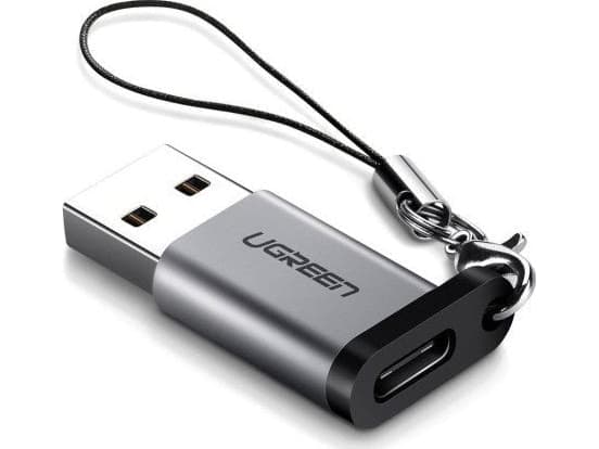 Adapter USB Ugreen US276 USB-C - USB Srebrny (50533B)