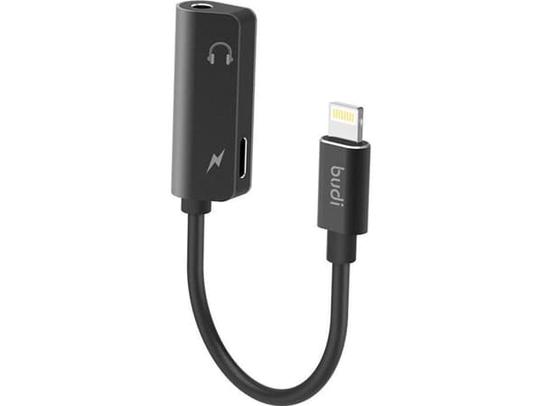 Lightning till AUX mini lizdas 3,5 mm adapter + Lightning Budi (lödd)