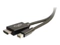 Pikkukuva 3 / 5: C2G 10ft Mini DisplayPort to HDMI Adapter Cable - Mini DP uros HDMI naaras - Musta - Adapterkabel - TAA-kompatibel - Mini DisplayPort (han) til HDMI