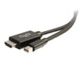 Pikkukuva 1 / 5: C2G 10ft Mini DisplayPort to HDMI Adapter Cable - Mini DP uros HDMI naaras - Musta - Adapterkabel - TAA-kompatibel - Mini DisplayPort (han) til HDMI