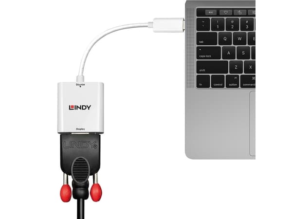 Lindy 38317, 0,16 m, Mini DisplayPort, VGA (D-Sub), Hankjønn, Hunkjønn, Rett