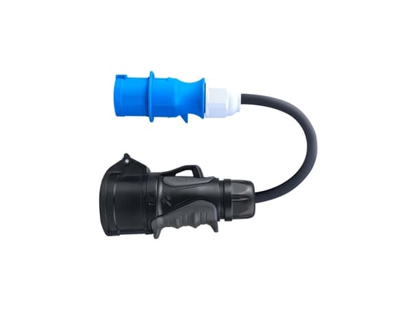 Green Cell - Laddningsadapter - IEC 60309 3P+N+E hona till IEC 60309 1P+N+E hane - 50 cm - power 3.7 kW