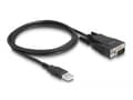 Miniatyrbilde 3 av 5: Delock Adapter USB 2.0 Type-A hann til 1 x seriell RS-232 D-Sub 9 hann