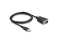 Miniatyrbilde 5 av 5: Delock Adapter USB 2.0 Type-A hann til 1 x seriell RS-232 D-Sub 9 hann