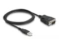 Miniatyrbilde 2 av 5: Delock Adapter USB 2.0 Type-A hann til 1 x seriell RS-232 D-Sub 9 hann