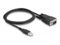 Miniatyrbilde 1 av 5: Delock Adapter USB 2.0 Type-A hann til 1 x seriell RS-232 D-Sub 9 hann