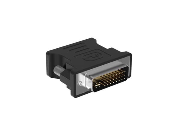 Sinox DVI - VGA adapter. Sort
