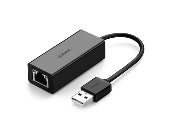 Ugreen UGREEN CR110 USB-adapter USB til RJ45-nettverksadapter (svart)