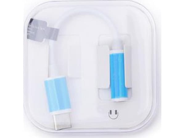 Babaco USB Adapter HF/audio Jack till USB-C Adapter Vit