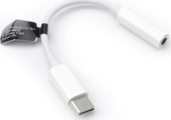 Babaco USB Adapter HF/audio Jack till USB-C Adapter Vit