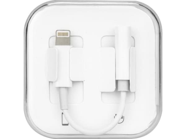 Adapter USB Partner Tele.com Lightning - Jack 3.5mm Biały (5901737421302)