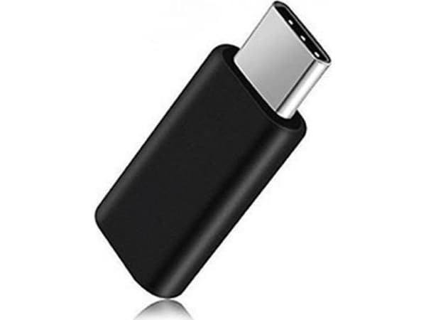 Tele.com Partner USB Adapter PA-30 USB-C - microUSB Svart (5901737312075)