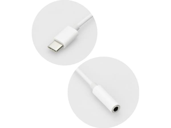Adapter USB Partner Tele.com USB-C - Jack 3.5mm Biały (C434-458F8)