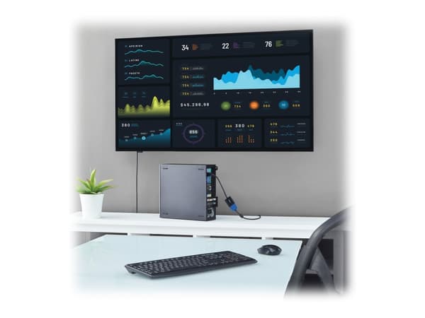 StarTech.com DP2VGA3X5, 0.1 m, DisplayPort, VGA (D-Sub), uros, naaras, suora, suora