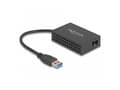 Miniatyrbild 4 av 4: Delock - Nätverksadapter - USB 3.0 - Gigabit SFP x 1 - svart