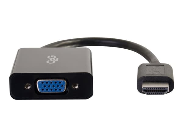 C2G HDMI to VGA Adapter - HDMI to VGA Converter - M/F - Videokonverter - HDMI - VGA - svart