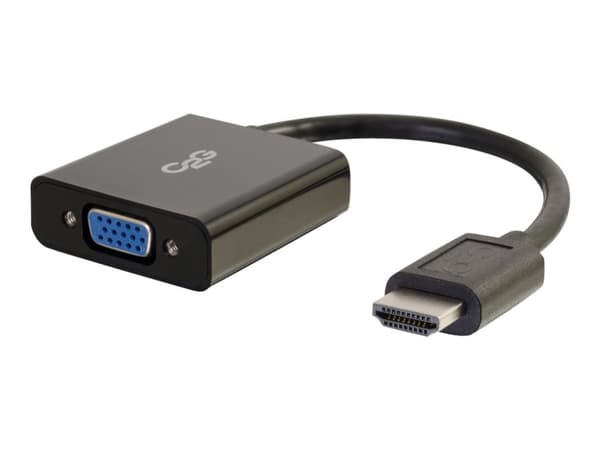 C2G HDMI to VGA Adapter - HDMI to VGA Converter - M/F - Videokonverter - HDMI - VGA - svart