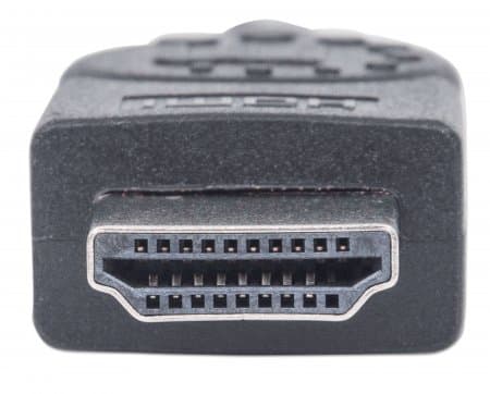Manhattan 355742, 2 m, HDMI Type A (Standard), DVI-D, Hankjønn, Hankjønn, Rett