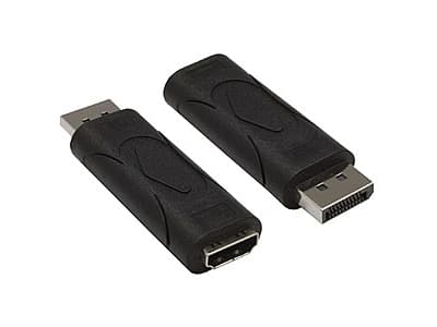 Kindermann 5809000082, DisplayPort, HDMI, Svart