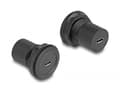 Miniatyrbild 2 av 2: Delock - USB-adapter - mini-USB typ B (hona) till mini-USB typ B (hona) - svart