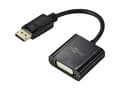 Miniatyrbild 3 av 3: goobay - Bildskärmsadapter - DisplayPort (hane) till DVI-D (hona) - svart