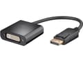 Miniatyrbild 2 av 3: goobay - Bildskärmsadapter - DisplayPort (hane) till DVI-D (hona) - svart