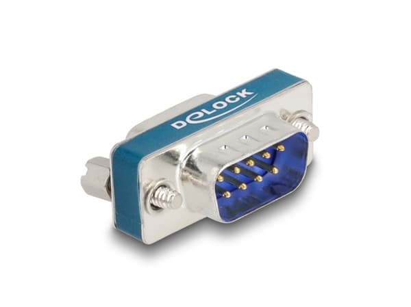 Delock HF/EMI interferensundertrykkingsfilter D-Sub 9 pins hann til hunn med lavpass induktiv