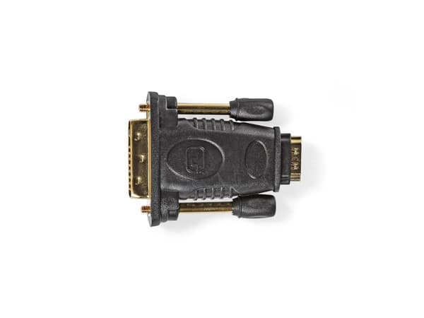 Nedis - HDMI-adapter - HDMI hunn til DVI-D hann - svart