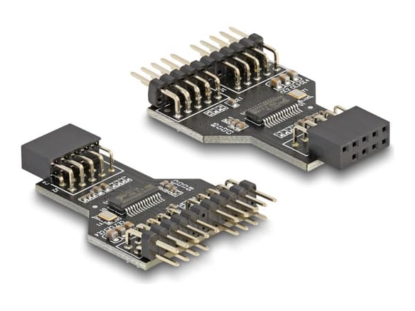 Delock - USB-adapter - 9-stifts USB-överdel (hona) till 9-stifts USB-överdel (hane) - USB 2.0 - 2 A