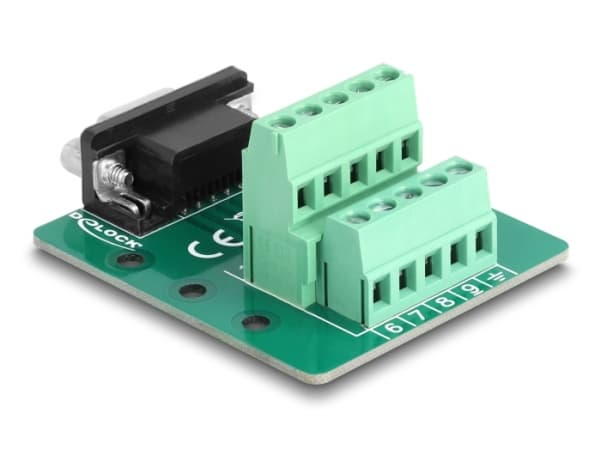 Delock - Seriell adapter - DB-9 (hunn) til 10-pins terminalblokk