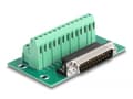 Miniatyrbild 2 av 5: Delock - Seriell adapter - DB-25 (hane) till 26 pin terminal block