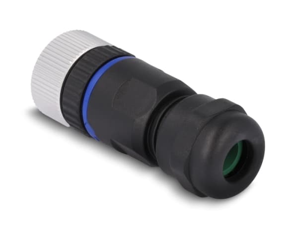 DeLOCK 60536, Tverrkobling, 1 stykker, Metall, Sort, Sølv, IP67, -25 - 85 °C