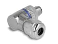 Pikkukuva 1 / 3: DeLOCK 60540, Ristiliitin, 1 kpl, Metalli, Musta, Hopea, IP67, -25 - 85 °C