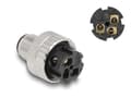 Miniatyrbilde 2 av 3: DeLOCK 60539, Tverrkobling, 1 stykker, Metall, Sort, Sølv, IP67, -25 - 85 °C