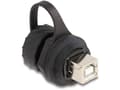 Miniatyrbild 4 av 4: Delock - USB-adapter - USB typ B (hona) till USB typ B (hona) - bayonet protective cap (IP68) - svart