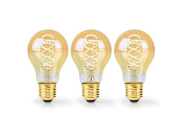 Nedis LDBTFE27A60P3, 3,8 W, 26 W, E27, 250 lm, 15000 h, Erittäin lämmin valo