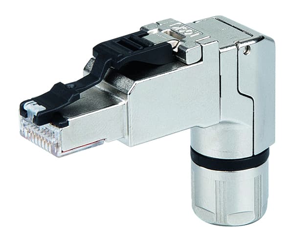 Telegärtner 100023070, RJ45, Hankjønn, Cat6a, Nickel, Messing, IP20
