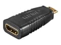 Pikkukuva 1 / 2: Wentronic goobay - HDMI-Adapter - HDMI, Typ A 19-polig (W) - mini HDMI, Typ C (M) - schwarz