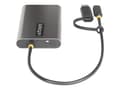 Miniatyrbilde 5 av 5: StarTech.com USB-C to Dual-HDMI Adapter, USB-C or A to 2x HDMI, 4K 60Hz, 100W PD Pass-Through, 1ft (30cm) Built-in Cable, External Video Graphics Ada
