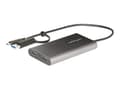 Miniatyrbilde 1 av 5: StarTech.com USB-C to Dual-HDMI Adapter, USB-C or A to 2x HDMI, 4K 60Hz, 100W PD Pass-Through, 1ft (30cm) Built-in Cable, External Video Graphics Ada