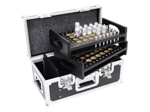 Roadinger 30126500, Transportkasse, Kryssfiner, 8,8 kg, Sort, Sølv