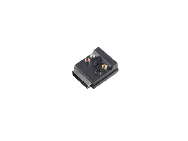 shiverpeaks BS94036, SCART, 3xRCA + Mini-DIN, Sort