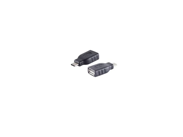 shiverpeaks BS13-20013, USB 3.1 Type-C, USB 2.0 Type-A, Sort