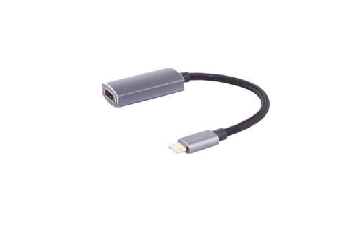 shiverpeaks BS14-05051, USB Type-C, HDMI-utgang Sort, Grå