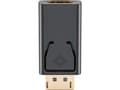 Miniatyrbild 3 av 4: Goobay HDMI/DP Adapter, HDMI FM, DP M, Svart