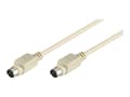Miniatyrbilde 1 av 2: Goobay - Tastatur- / muskabel - PS/2 (hann) til PS/2 (hann) - 5 m - rund - grå