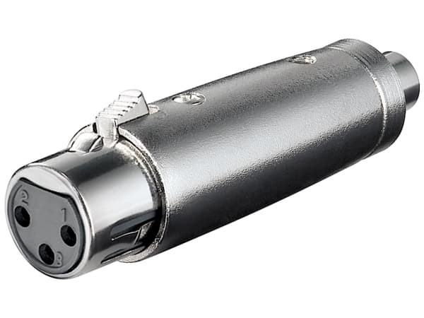 goobay - Audio-adapter - XLR3 kontakt till RCA mottagare