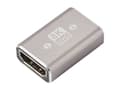 Miniatyrbild 1 av 2: SpeaKa Professional SP-11301992 HDMI Adapter [1x HDMI-tilslutning - 1x HDMI-tilslutning] Grå UHD 8K @ 60 Hz, UHD 4K @ 120 Hz Aluminiumsstik