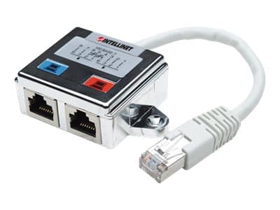 RJ45x2 shielded splitter