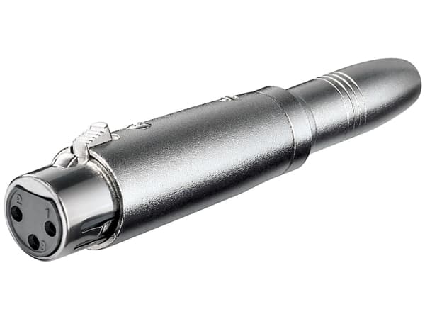 goobay - Audioadapter - XLR3 beholder til monojakk beholder